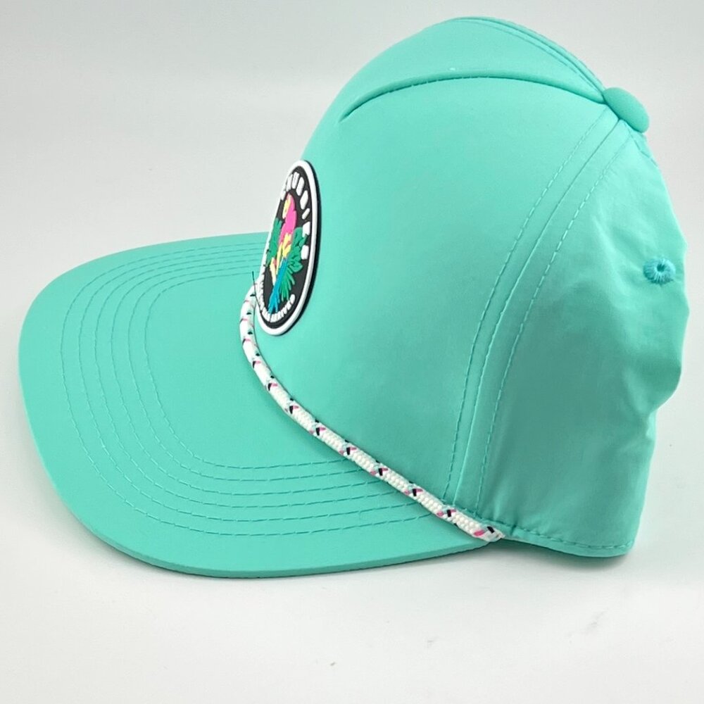 New Chubbies Hat Snapback Rope Parrot Patch "The … - image 3